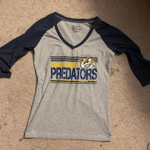 Nashville Predators baseball tee